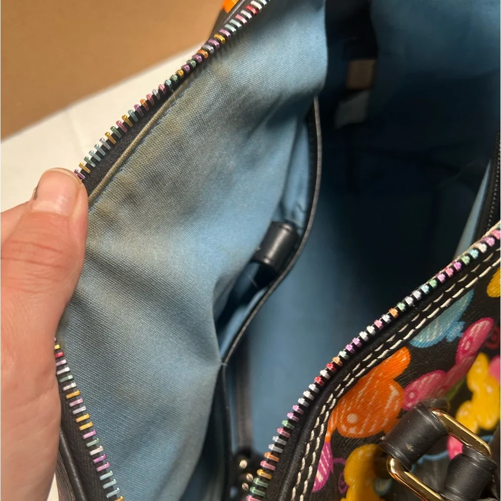 Retired Dooney & Bourke Disney Parks 10th Anniversary Mickey Balloons Satchel - Picture 13 of 16